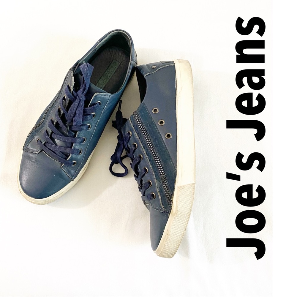 Joe’s Jeans Silks Zip Trim Sneakers Size 10
